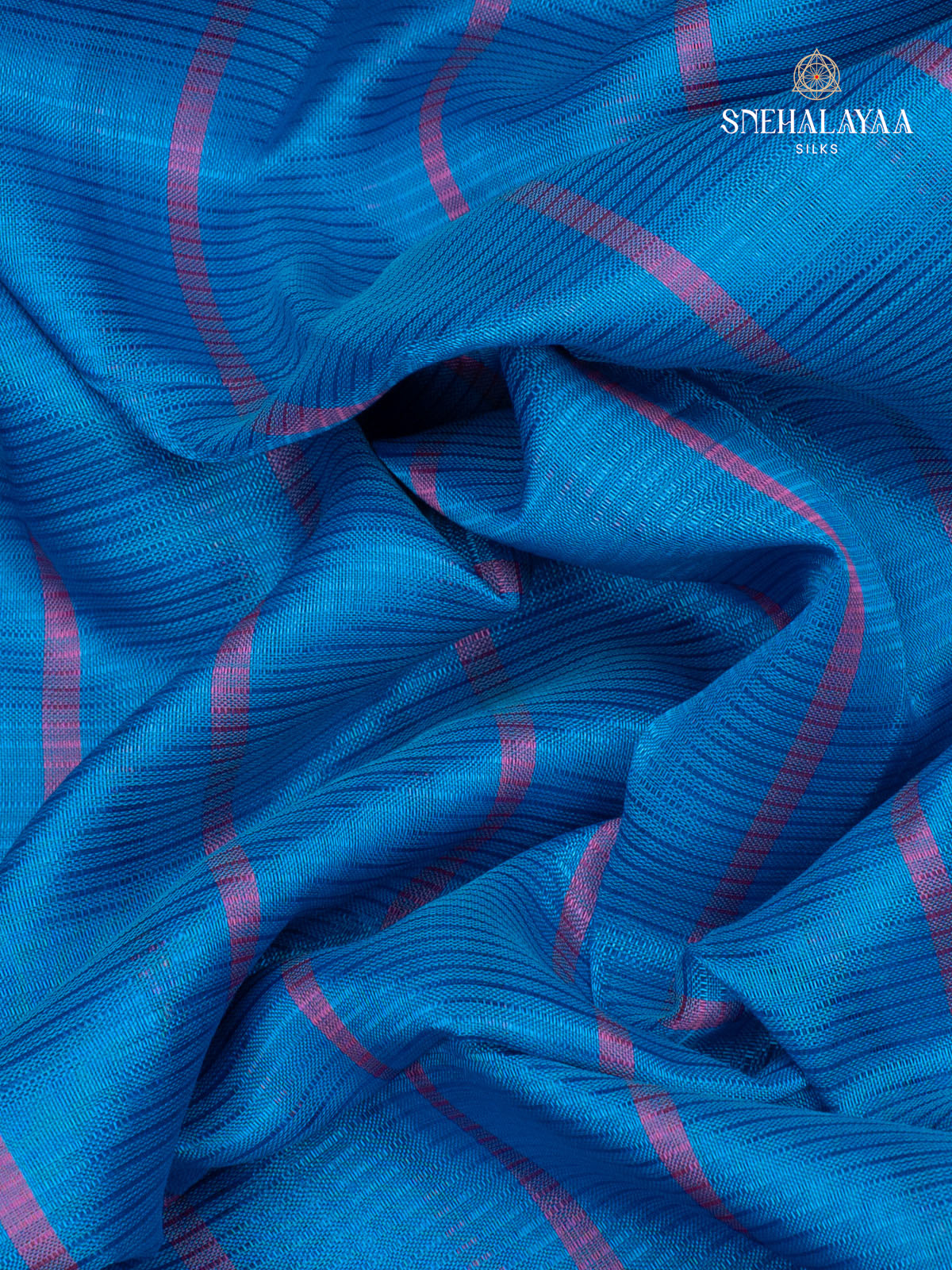 Blue Mangalagiri Silk Cotton Saree